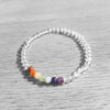 Chakra armband met bergkristal